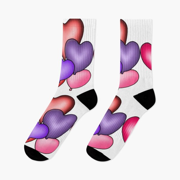 Aperçu de l'œuvre Ballons de la Saint-Valentin créée et vendue par Artistkhg.