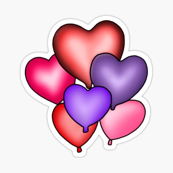 Item preview, Valentine’s Day balloons  designed and sold by Artistkhg.