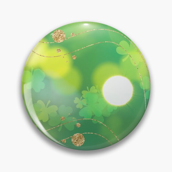 Item preview, Beautiful combination of green cloves and gold drops with bit of gold powder. Perfect for St. Patrick Day! designed and sold by UnCoverDesign.