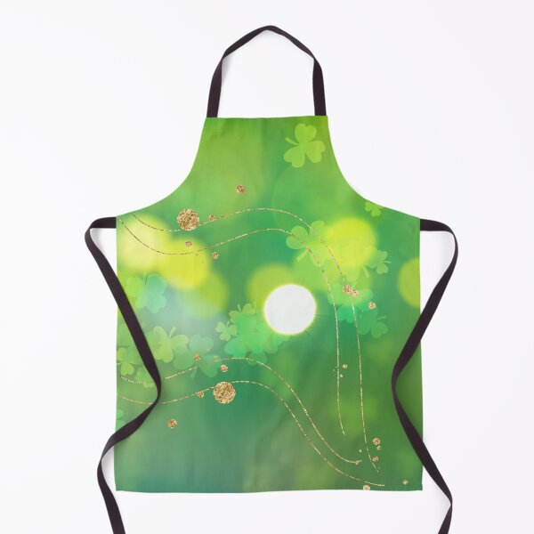 Item preview, Beautiful combination of green cloves and gold drops with bit of gold powder. Perfect for St. Patrick Day! designed and sold by UnCoverDesign.