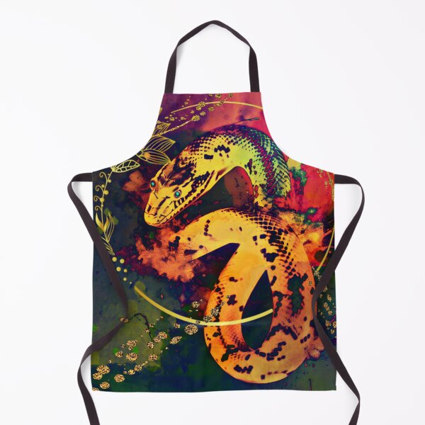 Item preview, Snake in a floral circle designed and sold by clarazen.