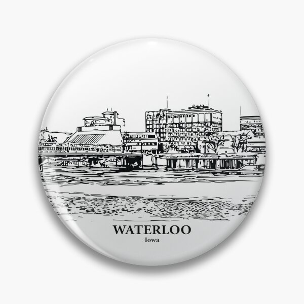 Item preview, Waterloo - Iowa designed and sold by Lakeric Cityscapes.