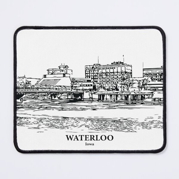 Item preview, Waterloo - Iowa designed and sold by Lakeric Cityscapes.