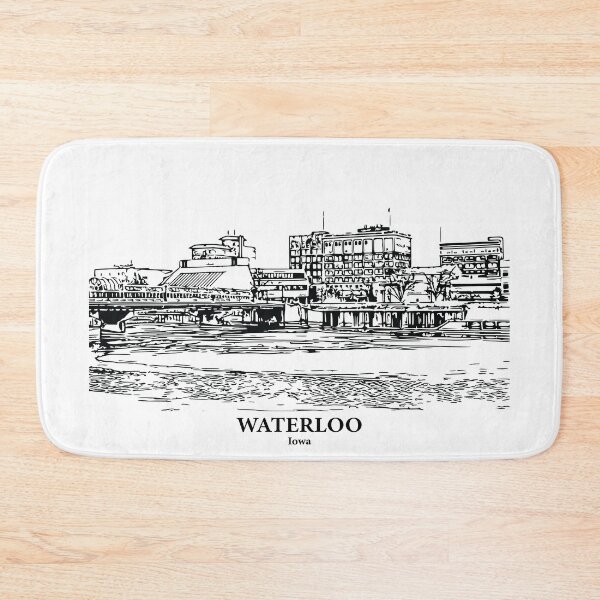 Item preview, Waterloo - Iowa designed and sold by Lakeric Cityscapes.