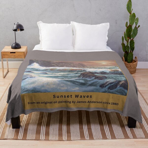 Item preview, Sunset Waves from an original oil painting. designed and sold by MCanderart.