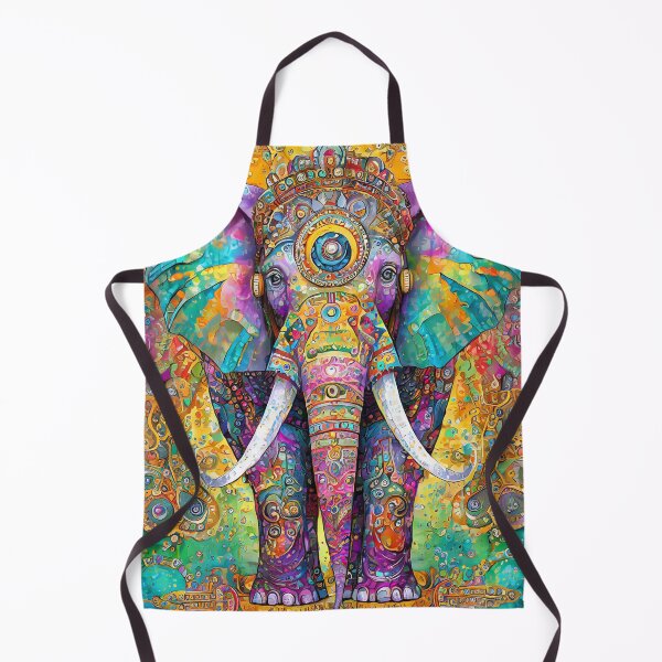 Item preview, Psychedelic Elephants designed and sold by drawbey.