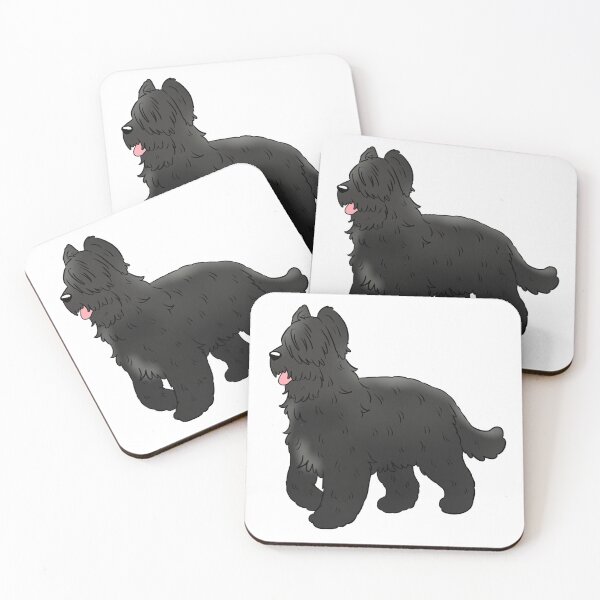 Item preview, Black briard dog designed and sold by Yaragold.