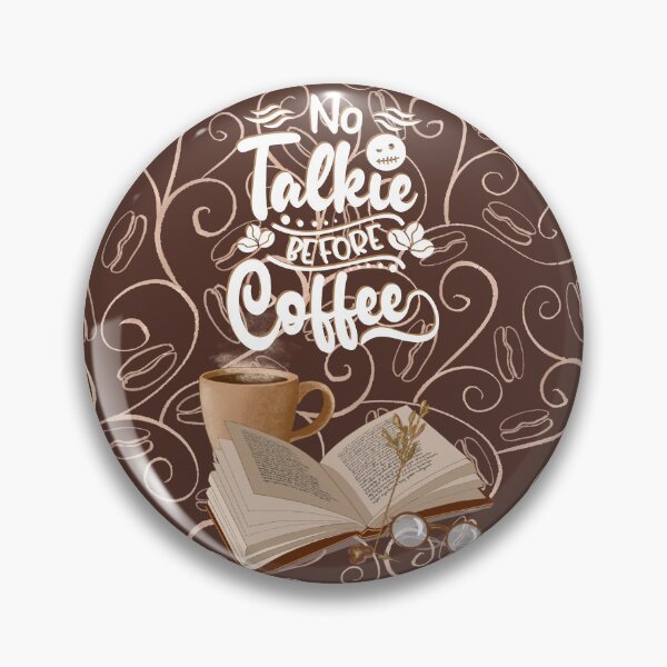 Item preview, No Talkie Before Coffee designed and sold by TidyKitchenInc.