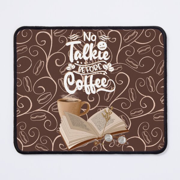 Item preview, No Talkie Before Coffee designed and sold by TidyKitchenInc.