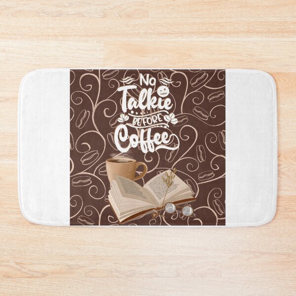Item preview, No Talkie Before Coffee designed and sold by TidyKitchenInc.