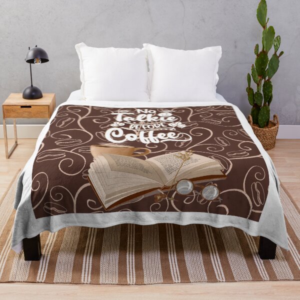 Item preview, No Talkie Before Coffee designed and sold by TidyKitchenInc.
