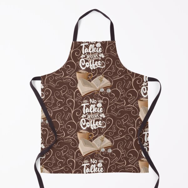 Item preview, No Talkie Before Coffee designed and sold by TidyKitchenInc.