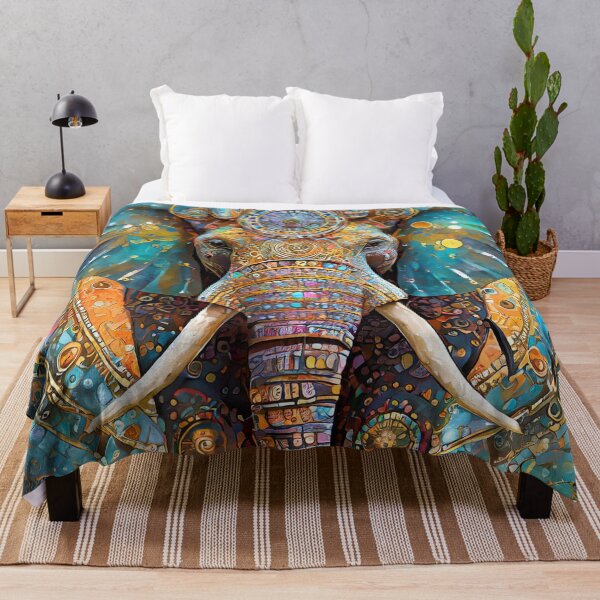 Item preview, Psychedelic Elephants designed and sold by drawbey.