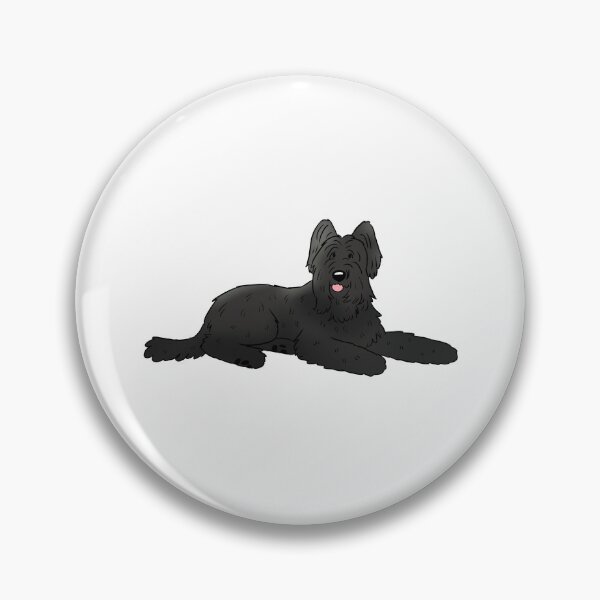 Item preview, Black briard dog designed and sold by Yaragold.