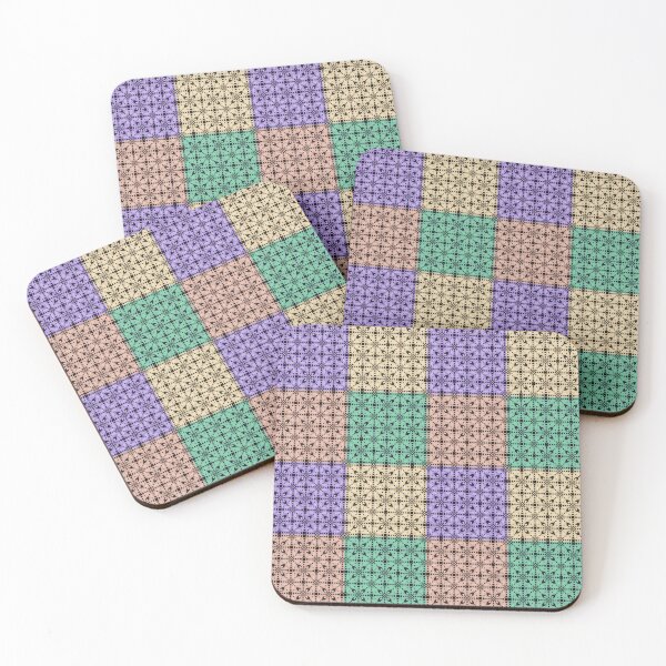 Item preview, Colorful Retro Cute Floral patchwork designed and sold by Artistestella.