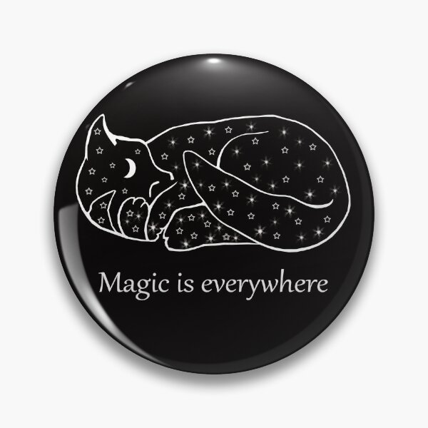 Item preview, Magic Is Everywhere Moon And Stars Cat designed and sold by Atteestude.