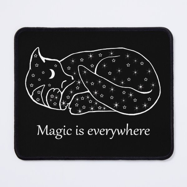 Item preview, Magic Is Everywhere Moon And Stars Cat designed and sold by Atteestude.