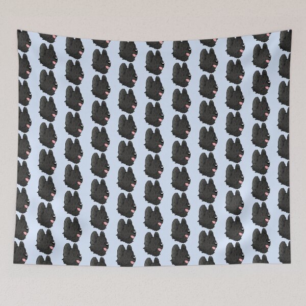 Item preview, Black briard dog face designed and sold by Yaragold.