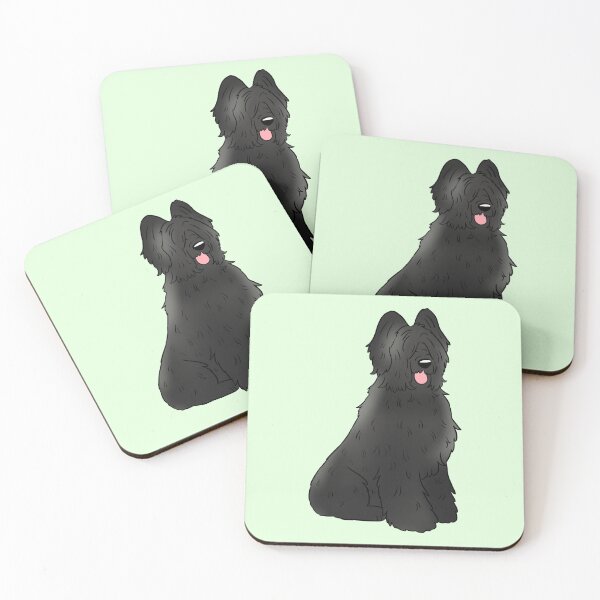 Item preview, Black briard dog designed and sold by Yaragold.