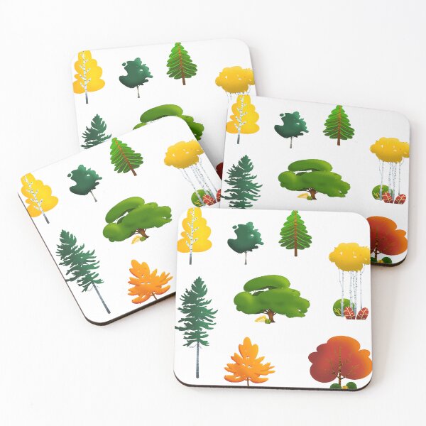 Item preview, Autumn Trees sticker sheet  designed and sold by Cherie Brunetti.