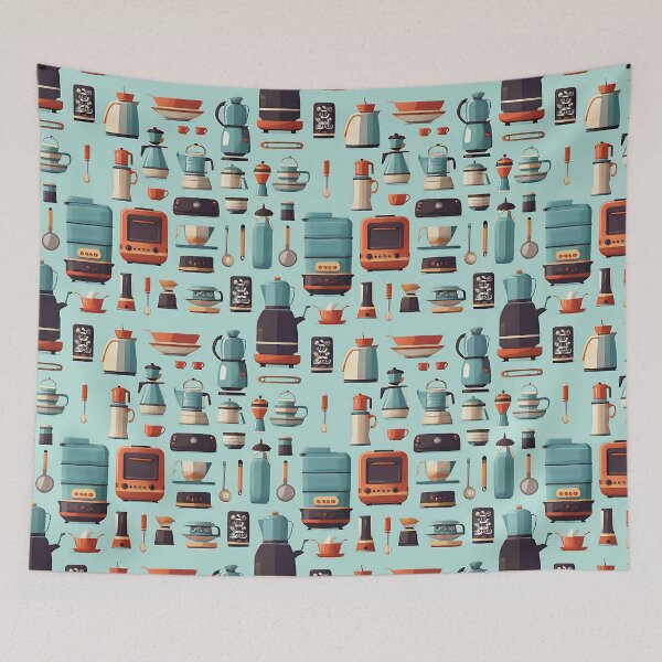 Item preview, Kitchen appliances pattern designed and sold by Working-Woman.