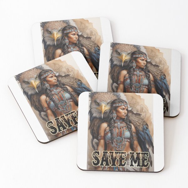Item preview, Save Me; Indian, America; designed and sold by StickerApe.