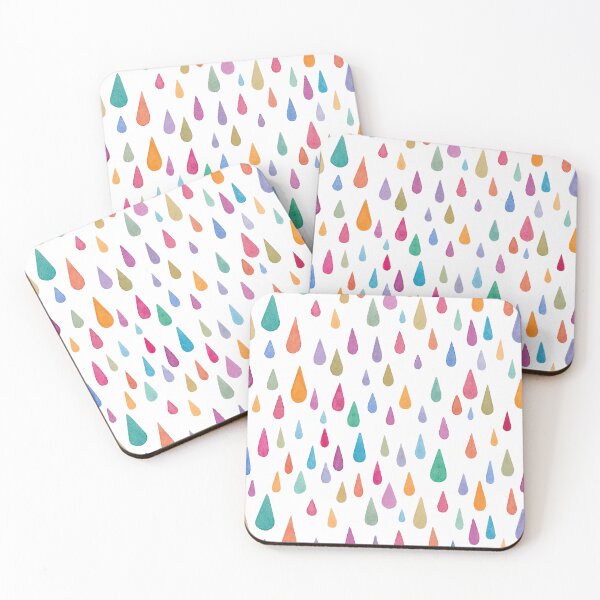 Item preview, rainbow drops seamless pattern designed and sold by cappuccettonero.