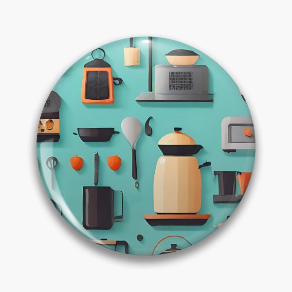 Item preview, Kitchen appliances pattern designed and sold by Working-Woman.