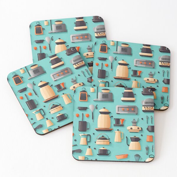 Item preview, Kitchen appliances pattern designed and sold by Working-Woman.