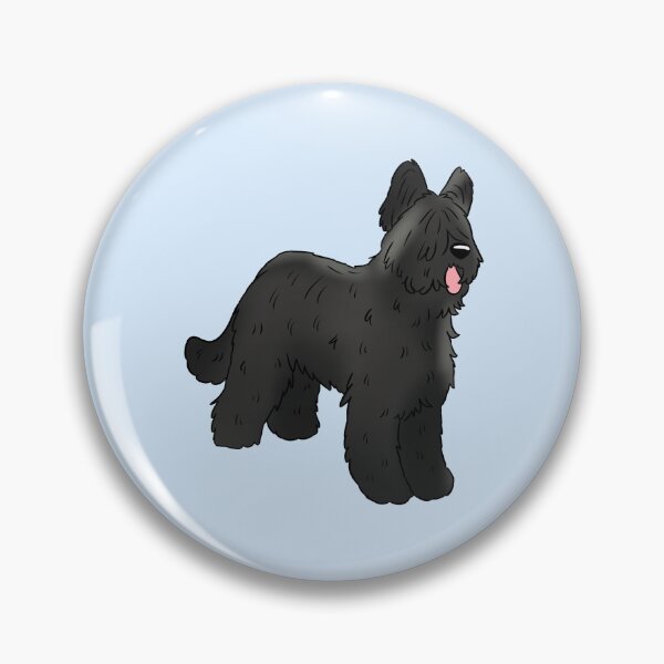 Item preview, Black briard dog designed and sold by Yaragold.