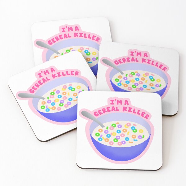 Item preview, I’m a cereal killer cereal bowl quote designed and sold by jamieroseart.