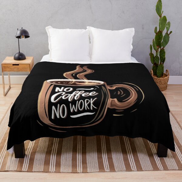 Item preview, No Coffee No Work 2 designed and sold by Psycho-Crazy.