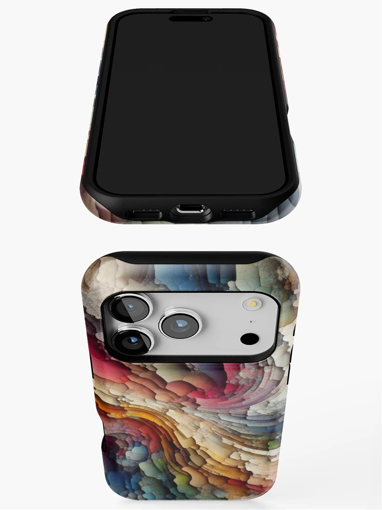 Thumbnail 3 of 4, iPhone Case, Layered Skin Pattern designed and sold by Rui Fernandes.