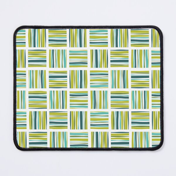 Item preview, Wavy Basketweave in Green designed and sold by Squilla Design Studio.