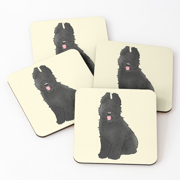 Item preview, Black briard dog designed and sold by Yaragold.