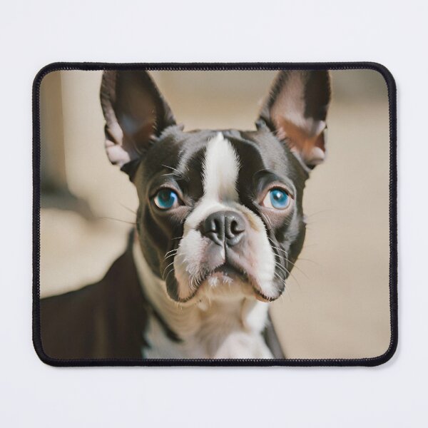 Item preview, Blue-Eyed Boston Terrier designed and sold by CharmStudio.