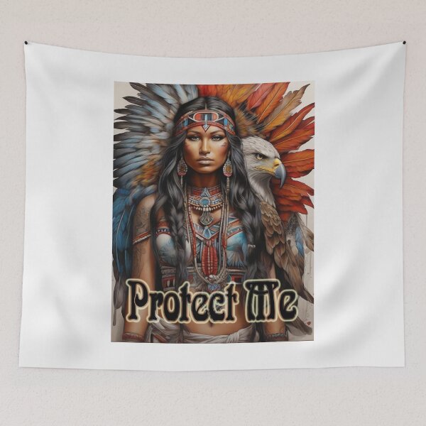 Item preview, Protect Me; Indian, America; designed and sold by StickerApe.