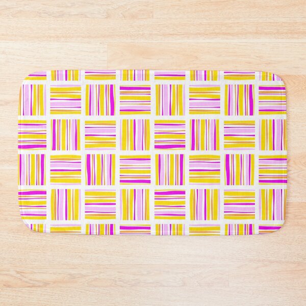 Item preview, Wavy Basketweave in Shocking Pink designed and sold by Squilla Design Studio.