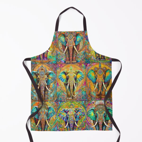 Item preview, Psychedelic Elephants designed and sold by drawbey.