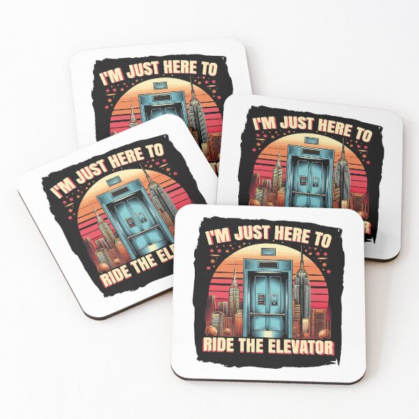 Item preview, I'm Just Here To Ride The Elevator designed and sold by Stick-Artistry.