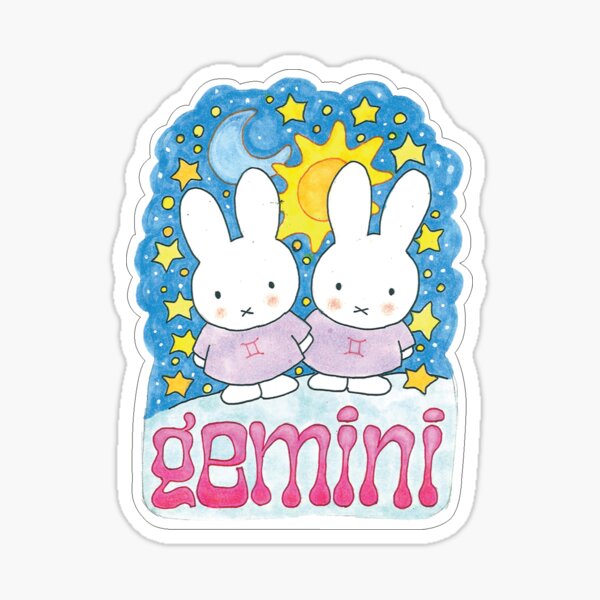 Item preview, Gemini Bunnies designed and sold by beaalicea.