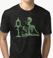 Absinthe Shirts Skeleton Tri-blend T-Shirt