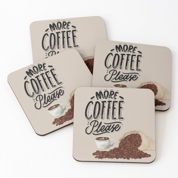 Item preview, More Coffee Please! designed and sold by TidyKitchenInc.
