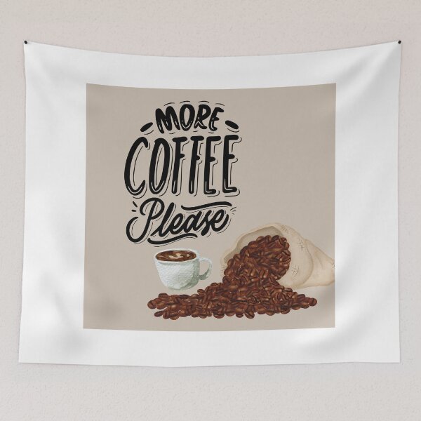 Item preview, More Coffee Please! designed and sold by TidyKitchenInc.