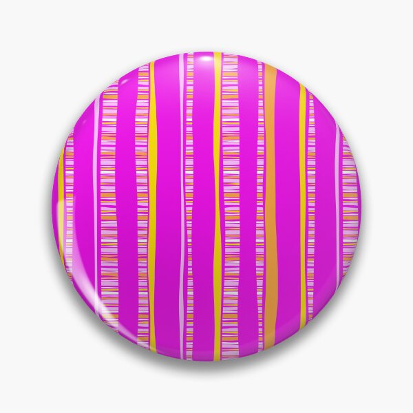 Item preview, Wavy Meta Stripe in Shocking Pink designed and sold by Squilla Design Studio.