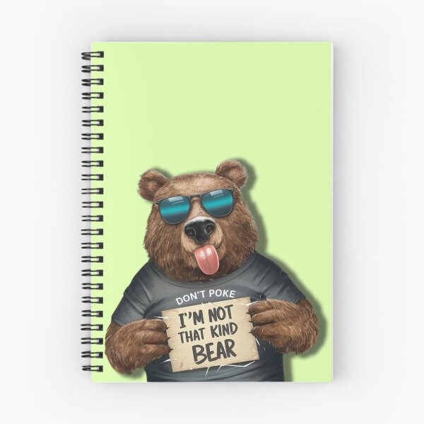 Item preview, Dont poke the bear funny graphic  designed and sold by Lunaawga.
