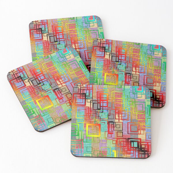 Item preview, Colorful spectrum rainbow cubes geometrical  designed and sold by Bukhisz.