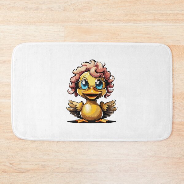Item preview, Rubber Ducky Cool Pink Hair designed and sold by ArtPuffen.