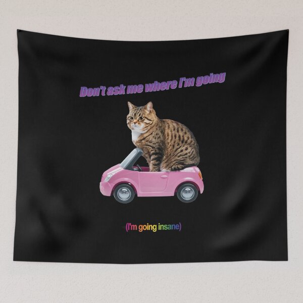 Item preview, Don't ask me where I'm going (I'm going insane) designed and sold by These_Prints.