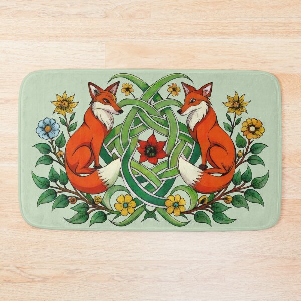 Item preview, Knotwork and foxes designed and sold by Mustela erminea.